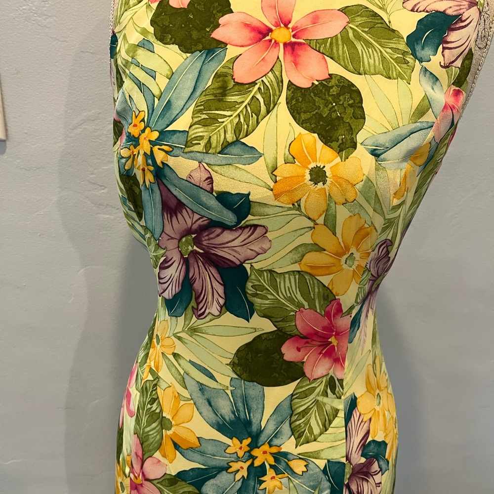 Maggy London Silk Dress Size 4 - Picture 2 of 9